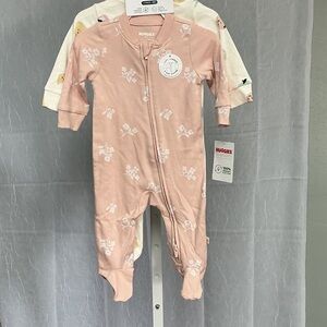Huggies Pink Floral Kids One Piece 2 pack